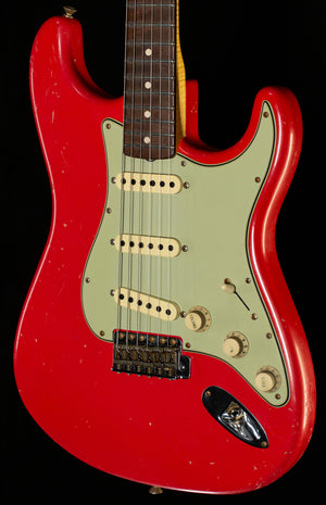 Fender Custom Shop True '62 Strat Journeyman Relic Masterbuilt Dennis Galuszka Fiesta Red Brazilian '59 C (643)