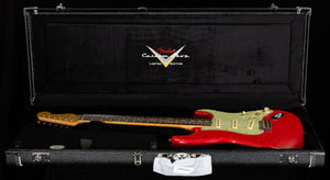 Fender Custom Shop True '62 Strat Journeyman Relic Masterbuilt Dennis Galuszka Fiesta Red Brazilian '59 C (643)