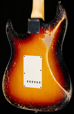 Fender Custom Shop Masterbuilt Dennis Galuszka Willcutt "THE 63" Strat Relic 3-Tone Sunburst (039)