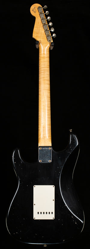 Fender Custom Shop Masterbuilt Dennis Galuzska True '62 Strat Journeyman Relic Black Brazilian 59 C (455)