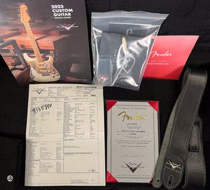 Fender Custom Shop Masterbuilt Dennis Galuzska True '62 Strat Journeyman Relic Black Brazilian 59 C (880)