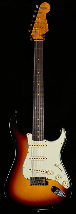 Fender Custom Shop Willcutt True '62 Stratocaster Journeyman Relic 3-Tone Sunburst Large C (047)