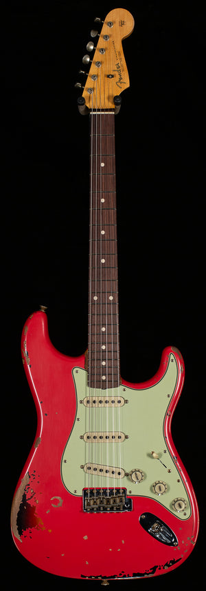 Fender Custom Shop Michael Landau Signature 1963 Stratocaster Round-Laminated Rosewood Fiesta Red over 3-Color Sunburst (272)
