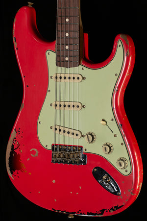 Fender Custom Shop Michael Landau Signature 1963 Stratocaster Round-Laminated Rosewood Fiesta Red over 3-Color Sunburst (272)