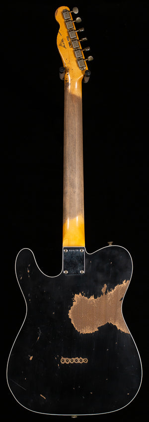 Fender Custom Shop Masterbuilt Austin McNutt 1960 Tele Custom Heavy Relic Aged Black Brazilain(274)