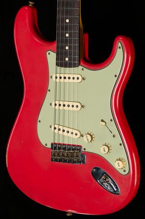 Fender Custom Shop Masterbuilt Andy Hicks True '62 Strat Journeyman Fiesta Red Brazilian 59 C (051)