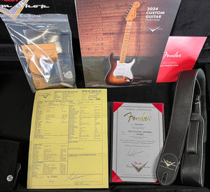 Fender Custom Shop Masterbuilt Andy Hicks True '62 Strat Journeyman Fiesta Red Brazilian 59 C (051)