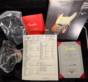 Fender Custom Shop Masterbuilt Paul Waller Ltd Joe Strummer Telecaster Super Heavy Relic Aged Black over 3-Color Sunburst (774)