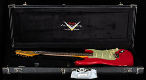 Fender Custom Shop Masterbuilt Andy Hicks True '62 Strat Journeyman Fiesta Red Brazilian 59 C (285)