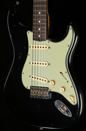 Fender Custom Shop Masterbuilt Dennis Galuzska True '62 Strat Journeyman Relic Black Brazilian 59 C  (226)