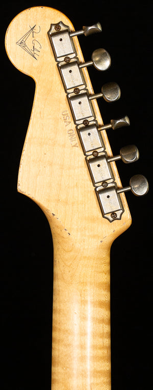 Fender Custom Shop Masterbuilt Dennis Galuzska True '62 Strat Journeyman Relic Black Brazilian 59 C  (226)