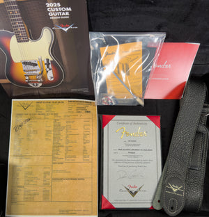 Fender Custom Shop Masterbuilt Dennis Galuzska True '62 Strat Journeyman Relic Black Brazilian 59 C  (226)