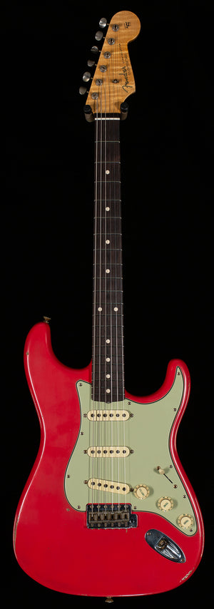Fender Custom Shop Masterbuilt Andy Hicks True '62 Strat Journeyman Fiesta Red Brazilian 59 C (238)