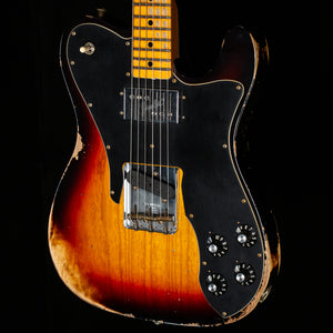 Fender Custom Shop 1970s Tele Custom Heavy Relic Aged Target 3-Color Sunburst (045)