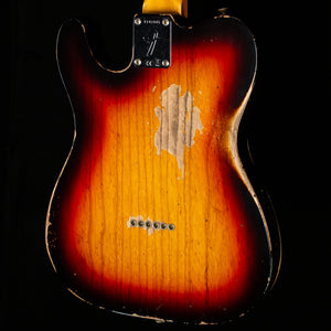 Fender Custom Shop 1970s Tele Custom Heavy Relic Aged Target 3-Color Sunburst (045)