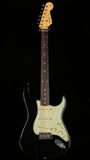 Fender Custom Shop Masterbuilt Andy Hicks True '62 Strat Journeyman Relic Black Brazilian '59 C (193)