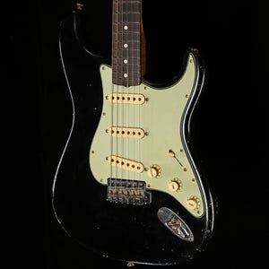 Fender Custom Shop Masterbuilt Andy Hicks True '62 Strat Journeyman Relic Black Brazilian '59 C (193)