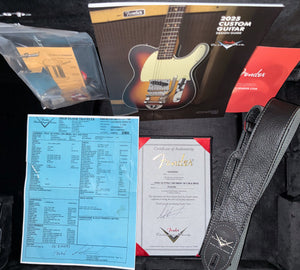 Fender Custom Shop Masterbuilt Andy Hicks True '62 Strat Journeyman Relic Black Brazilian '59 C (193)