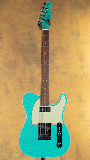 2025 Fender Custom Shop Limited Edition Dual Stack HS Telecaster Deluxe Closet Classic Sea Foam Sparkle