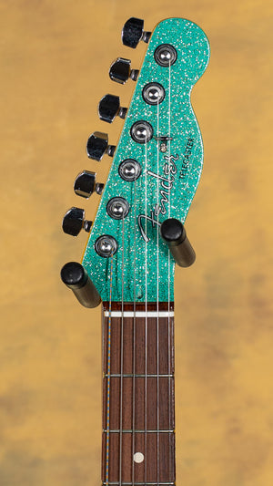 2025 Fender Custom Shop Limited Edition Dual Stack HS Telecaster Deluxe Closet Classic Sea Foam Sparkle