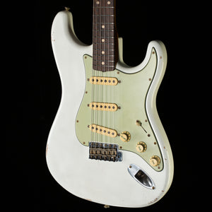 Fender Custom Shop Masterbuilt Andy Hicks True '62 Strat Journeyman Relic Olympic White Brazilian '59 C (180)