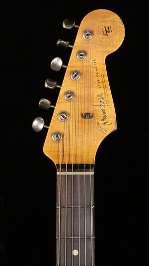 Fender Custom Shop Masterbuilt Andy Hicks True '62 Strat Journeyman Relic Olympic White Brazilian '59 C (180)