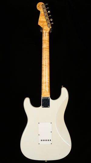 Fender Custom Shop True '62 Strat Journeyman Relic Masterbuilt Dennis Galuszka Olympic White Brazilian '59 C (832)
