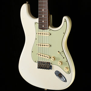 Fender Custom Shop True '62 Strat Journeyman Relic Masterbuilt Dennis Galuszka Olympic White Brazilian '59 C (832)