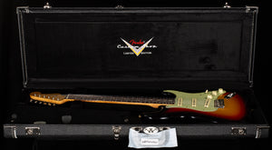 Fender Custom Shop Willcutt True '62 Stratocaster Journeyman Relic 3-Tone Sunburst 60s C (080)