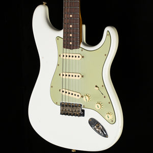 Fender Custom Shop Willcutt True '62 Stratocaster Journeyman Relic Olympic White 60s C (558)