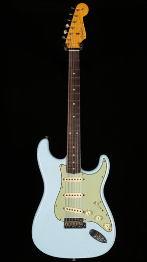 Fender Custom Shop Willcutt True '62 Stratocaster Journeyman Relic Faded Sonic Blue 60s C (950)