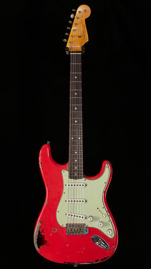 Fender Custom Shop Michael Landau Signature 1963 Stratocaster, Round-Laminated Rosewood, Fiesta Red over 3-Color Sunburst (327)