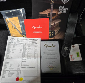 Fender Custom Shop Willcutt True '62 Stratocaster NOS Black 60s "C" (354)