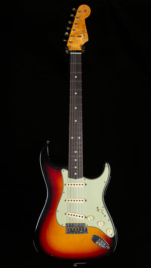 Fender Custom Shop Willcutt True '62 Journeyman Relic 3-Tone Sunburst Large C (007)