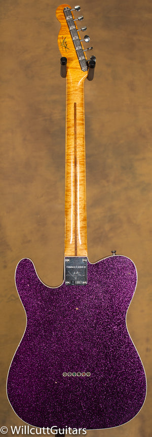 Fender Custom Shop 2016 LTD NAMM 50's Tele Custom Journeyman Relic Magenta Sparkle