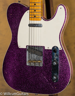 Fender Custom Shop 2016 LTD NAMM 50's Tele Custom Journeyman Relic Magenta Sparkle