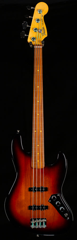 Fender Jaco Pastorius Jazz Bass Fretless Pau Ferro Fingerboard 3-Color Sunburst (747)