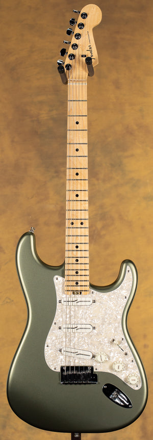 2018 Fender American Elite Stratocaster Satin Jade Pearl Metallic Fralin Split Blade