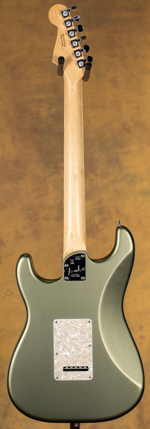 2018 Fender American Elite Stratocaster Satin Jade Pearl Metallic Fralin Split Blade