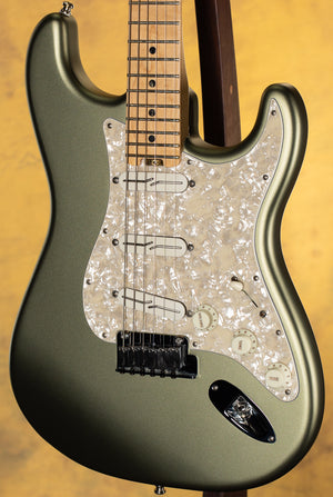 2018 Fender American Elite Stratocaster Satin Jade Pearl Metallic Fralin Split Blade
