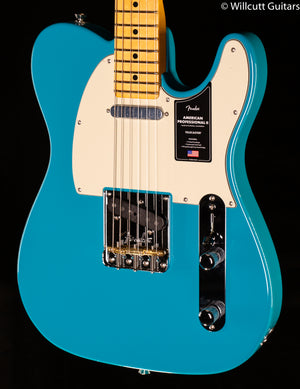 Fender American Professional II Telecaster Miami Blue Maple Fingerboard (193)