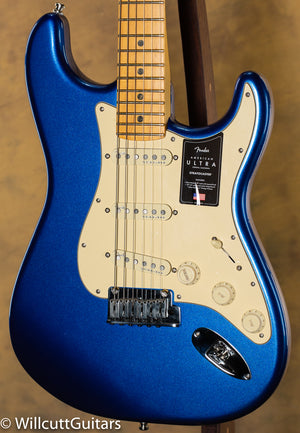 Fender American Ultra Stratocaster Cobra Blue Maple