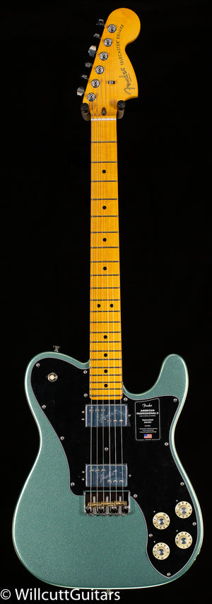 Fender American Professional II Telecaster Deluxe Maple Fingerboard Mystic Surf Green (374)