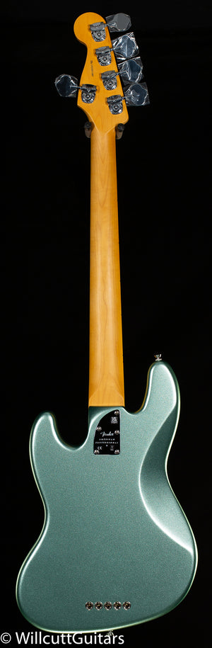 Fender American Professional II Jazz Bass V Maple Fingerboard Mystic Surf Green (397)