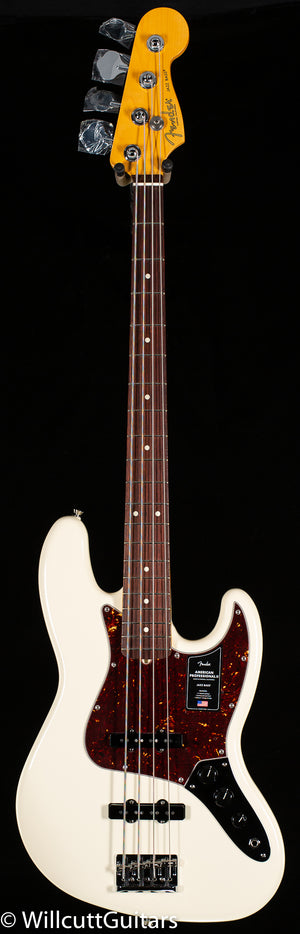 Fender American Professional II Jazz Bass Rosewood Fingerboard Olympic White (454)