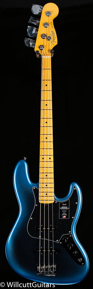 Fender American Professional II Jazz Bass, Maple Fingerboard, Dark Night (576)