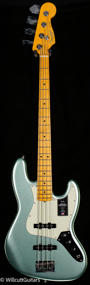 Fender American Professional II Jazz Bass Maple Fingerboard Mystic Surf Green (954)