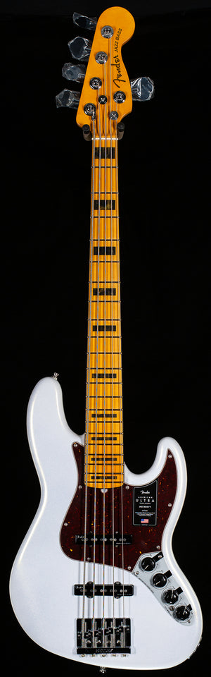 Fender American Ultra Jazz Bass V Maple Fingerboard Arctic Pearl (566)