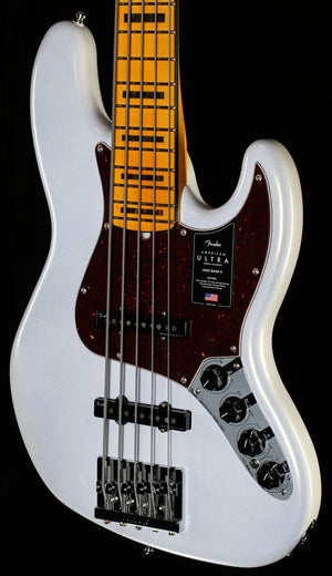 Fender American Ultra Jazz Bass V Maple Fingerboard Arctic Pearl (566)