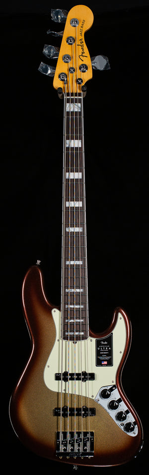 Fender American Ultra Jazz Bass V, Rosewood Fingerboard, Mocha Burst (946)